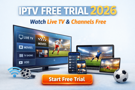 IPTV Free Trial 2026 – Watch Live TV & Channels Free