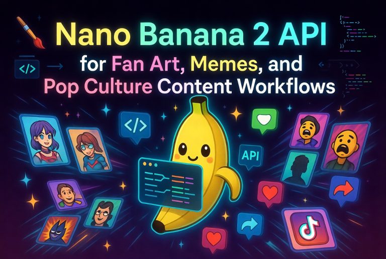 Nano Banana 2 API For Fan Art, Memes, And Pop Culture Content Workflows
