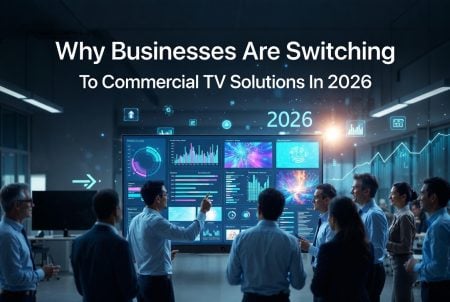Why Businesses Are Switching To Commercial TV Solutions In 2026