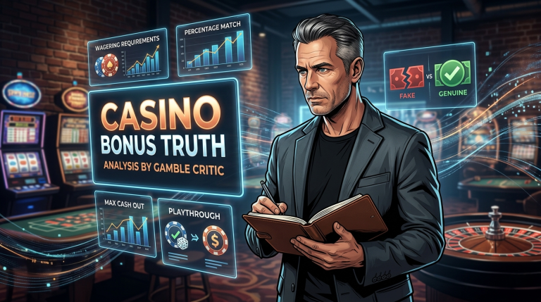 Casino Bonus Truth: Analysis By Gamble Critic