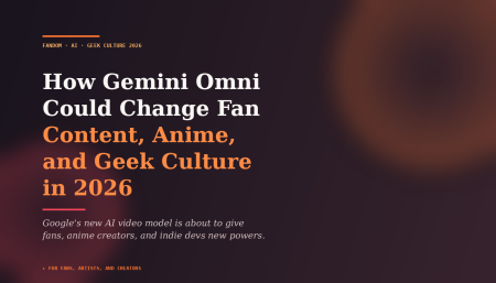 How Gemini Omni Could Change Fan Content, Anime Production, And Geek Culture in 2026 How Gemini Omni Could Change Fan Content, Anime Production, And Geek Culture in 2026