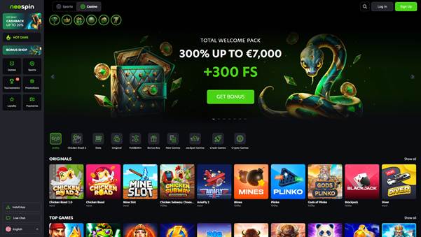 NeoSpin Review 2026: Bitcoin Casino With Clean Gameplay