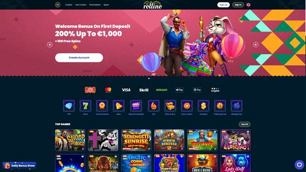 Rollino Review 2026: Crypto Casino For Mobile Players
