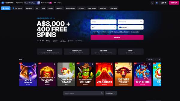 SkyCrown Review 2026: Best Online Casino With Premium Bitcoin Play