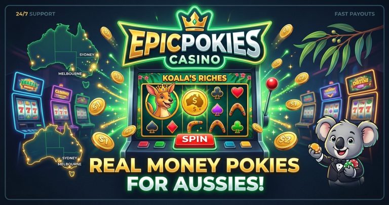 EpicPokies Casino: Real Money Pokies, ,591 Wins, And Live Tables For Aussies