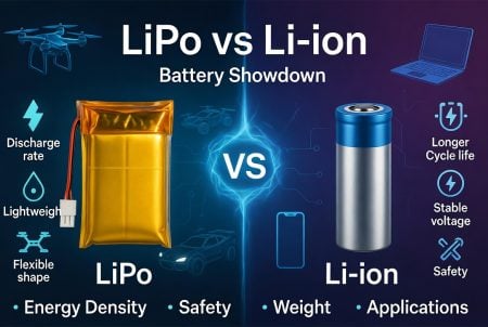 Lipo Battery vs Li-Ion Battery: Key Differences Explained