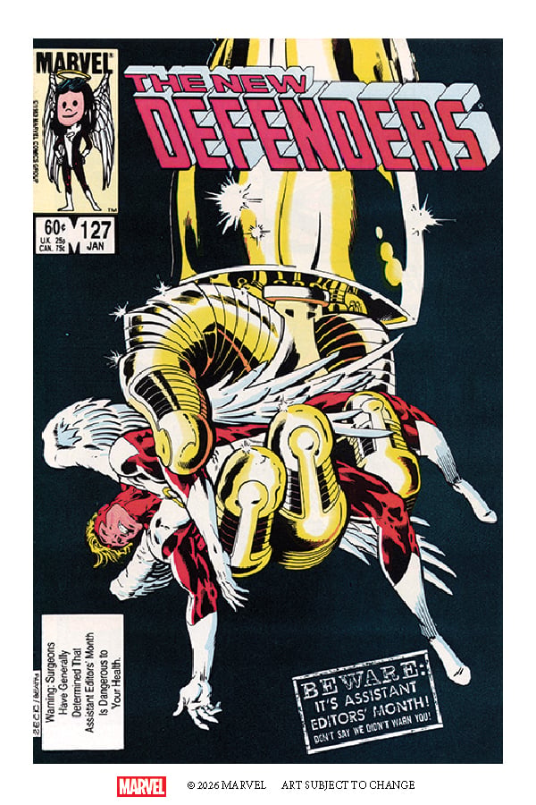 The New Defenders #127 cover by Mike Zeck