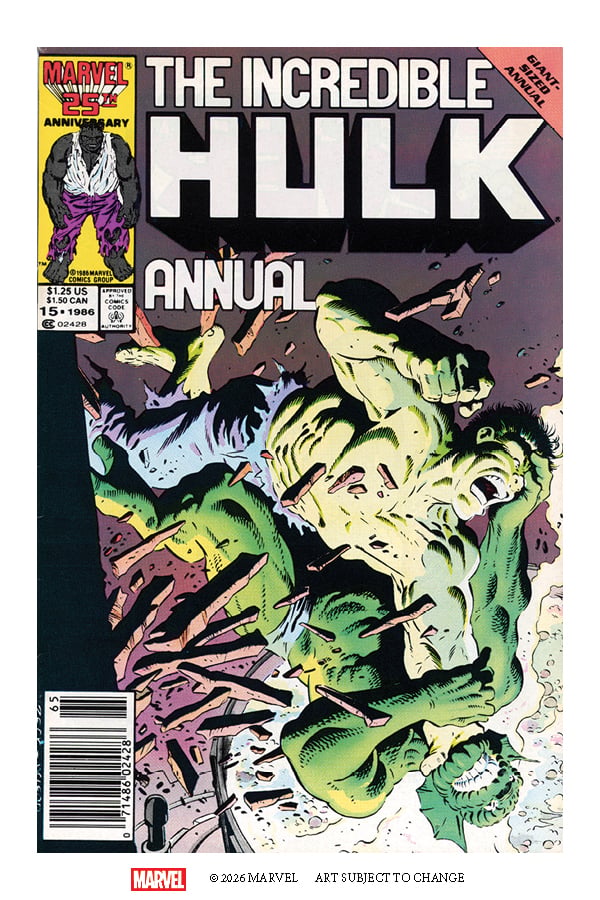 The Incredible Hulk Annual cover by Mike Zeck
