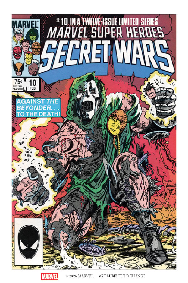 Secret Wars Doctor Doom cover by Mike Zeck