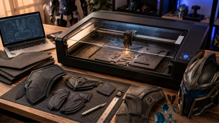 How To Laser Cut EVA Foam For Cosplay Armor And Props