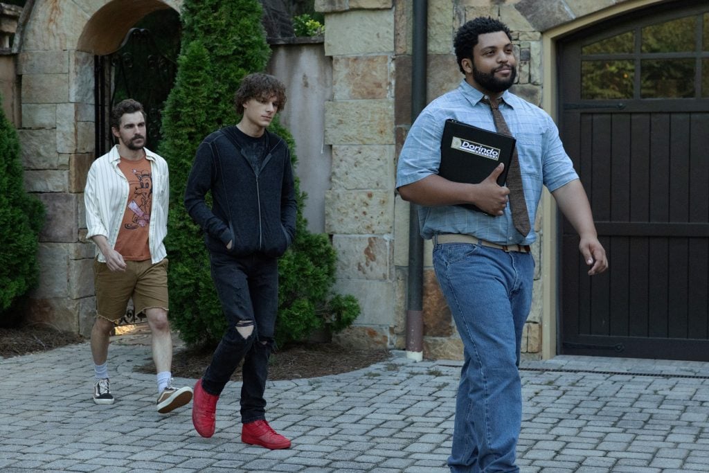 Dave Franco, Mason Thames, and O’Shea Jackson Jr. in Macon Blair’s IDIOTS. Courtesy of Independent Film Company. An Independent Film Company Release.