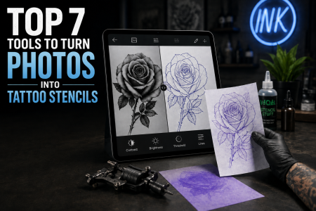 Top 7 Tools To Turn Photos Into Tattoo Stencils