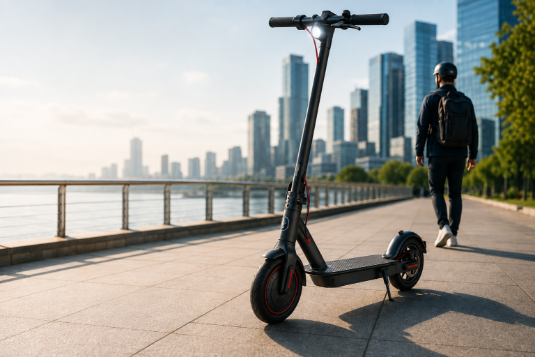 Electric scooter designed for daily commuting and city rides