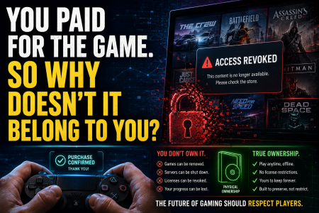 Digital game ownership and the debate over whether players truly own purchased games