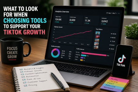 What To Look For When Choosing Tools To Support Your TikTok Growth Creator comparing TikTok growth tools for analytics, content planning, and audience development.