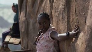 Lionsgate To Release The Thriller Sequel ‘Fall 2: Deadpoint’ On Blu-Ray This November Two women are climbing a steep rock face. One is gripping the rock closely in the foreground, while the other is seated and harnessed behind her.