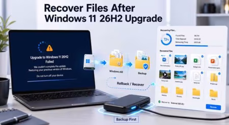 How To Recover Files Lost After The Windows 11 26H2 Update How To Recover Files Lost After The Windows 11 26H2 Update