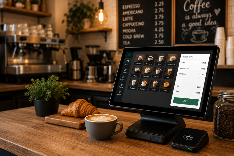 Coffee Shop POS System: What Small Cafes Need For Fast Checkout And Repeat Guests Coffee shop POS system used for fast checkout and customer loyalty