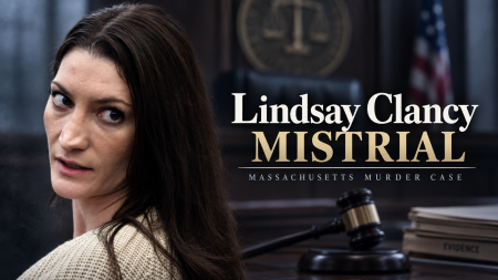 Lindsay Clancy in court during her Massachusetts murder trial before the judge declared a mistrial