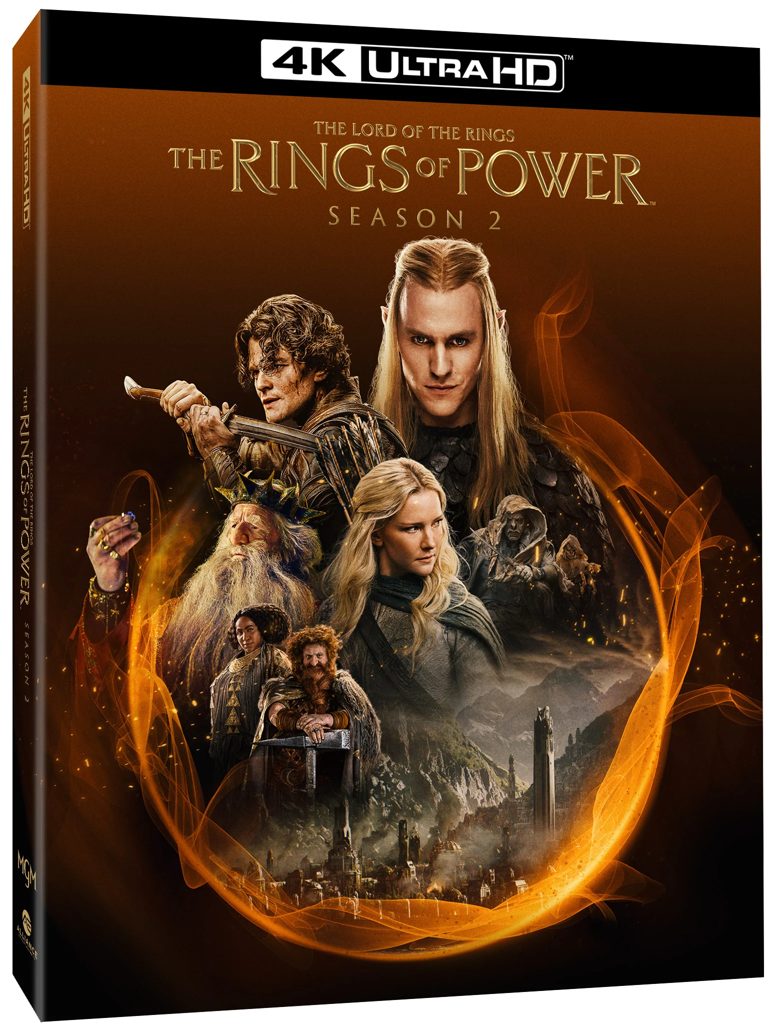 The Lord of the Rings: The Rings of Power – Season 2 4K Ultra HD packaging.