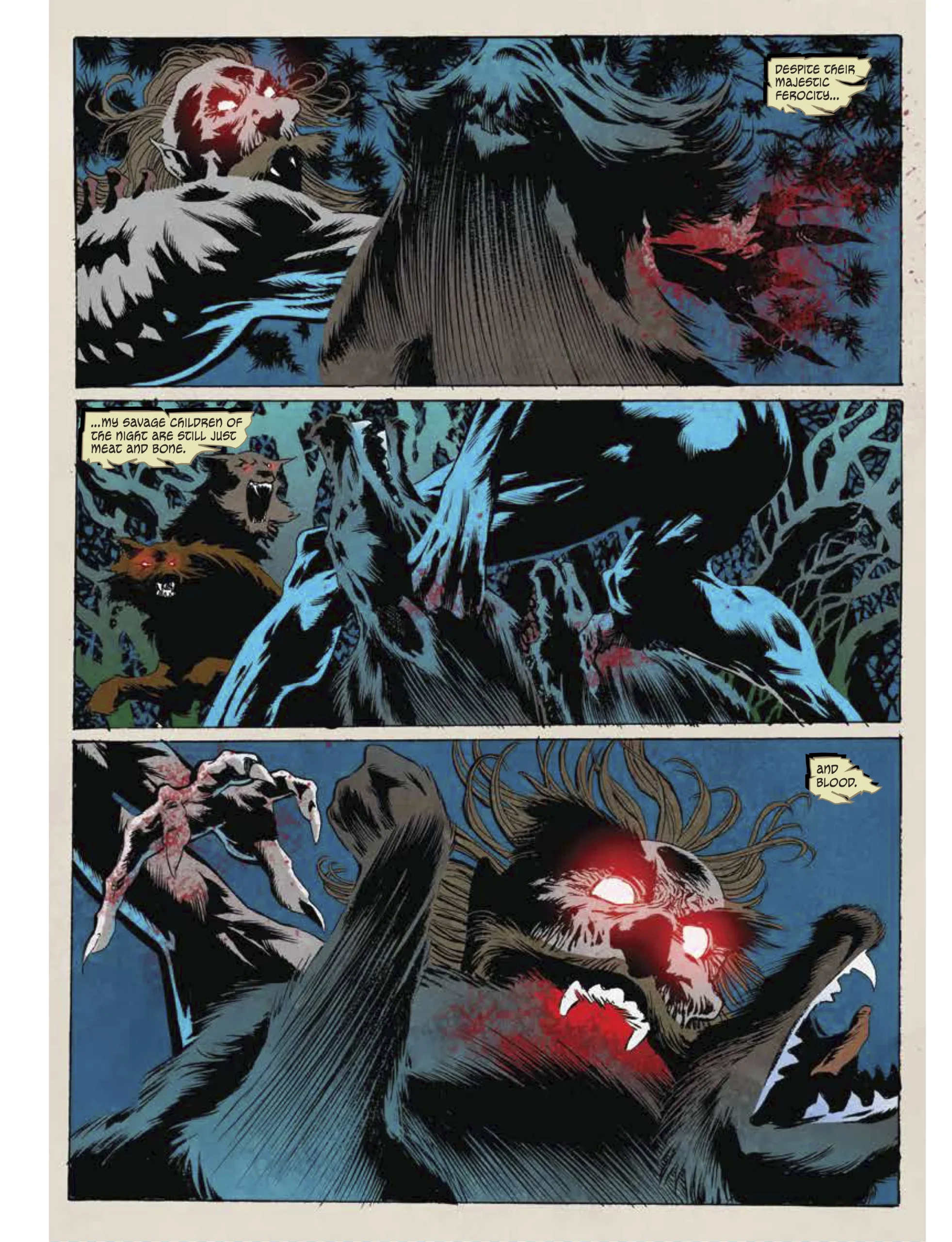 Exclusive preview page from Dracula Book IV: The Undead by Matt Wagner and Kelley Jones.