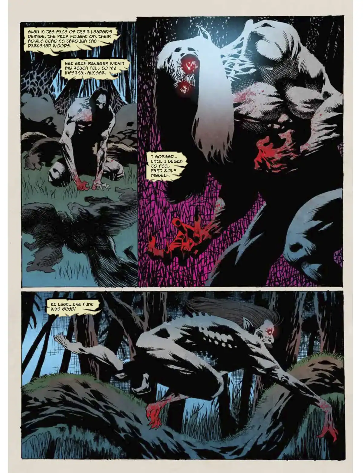 Exclusive interior artwork from Dracula Book IV: The Undead by Matt Wagner and Kelley Jones.