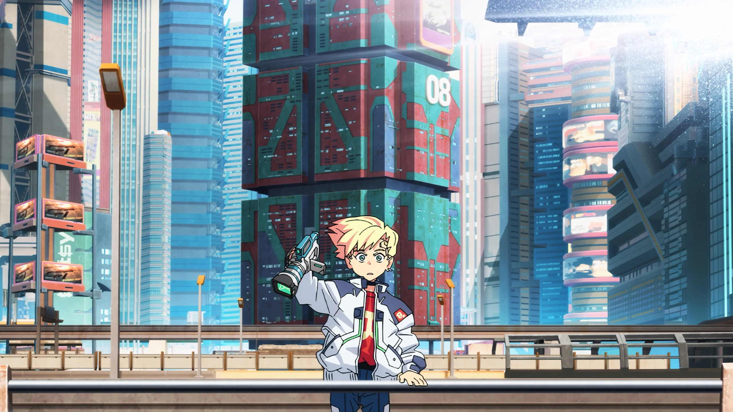Characters from Cyberpunk: Edgerunners 2 in Night City.