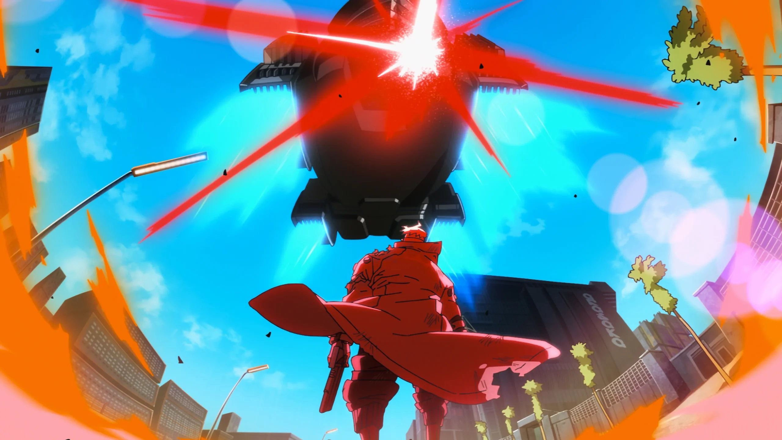 A scene from Cyberpunk: Edgerunners 2 showcasing Studio Trigger's animation and Night City setting.