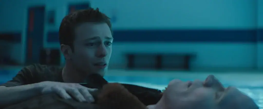 Ruaridh Mollica as Thomas and Paul Bettany as Vision in VisionQuest