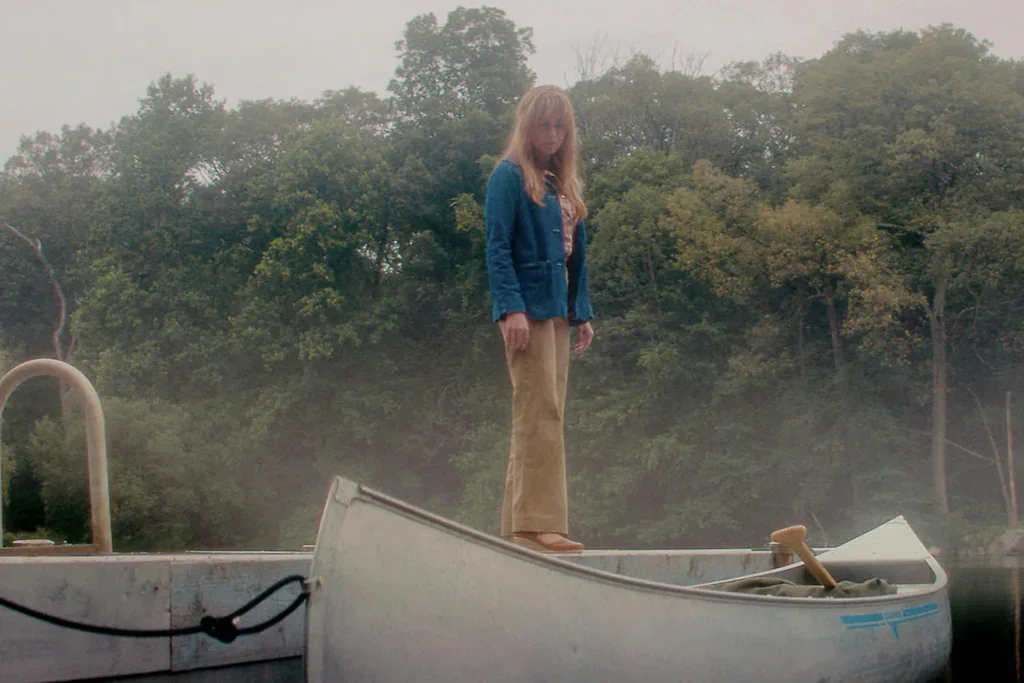 A scene from the final episodes of Peacock and A24's Crystal Lake.