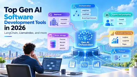 Top Gen AI Software Development Tools In 2026: LangChain, LlamaIndex, and More Top Gen AI Software Development Tools