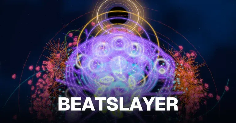 BeatSlayer Hits Steam November 12 With Enemy Swarms That Move To The Music Official BeatSlayer key art featuring the game’s logo.