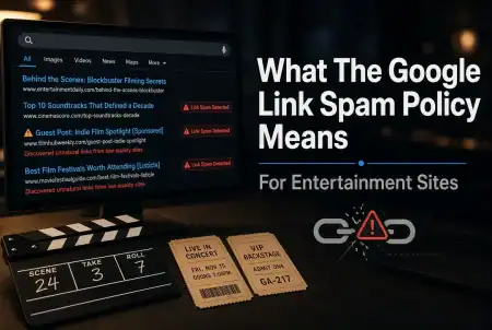 Google link spam policy explained for entertainment websites
