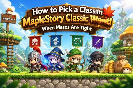 MapleStory Classic character selection screen highlighting Cleric and Ice Lightning Magicians